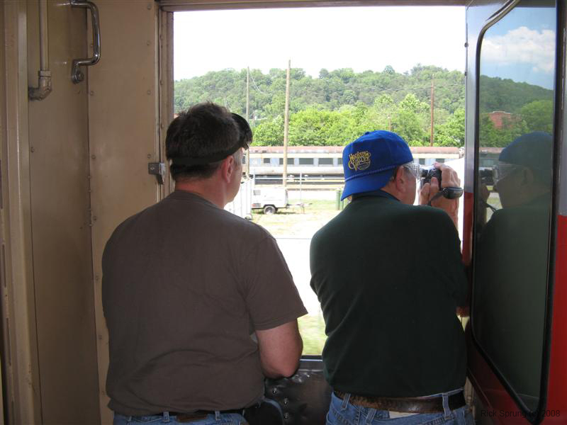 Enjoying The View From The Vestibule Leaving Clifton Forge